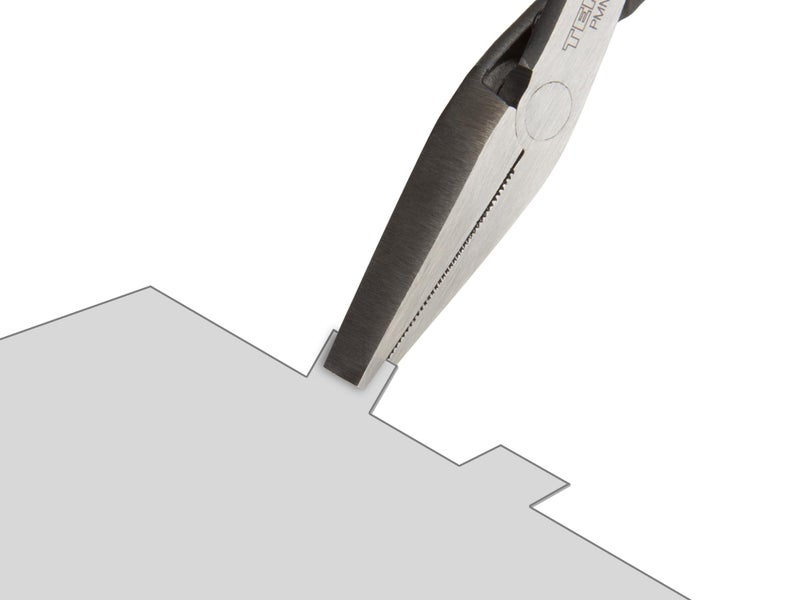 TEKTON Mini Flat Nose Pliers (Serrated Jaw) | PMN21001 - Image 5